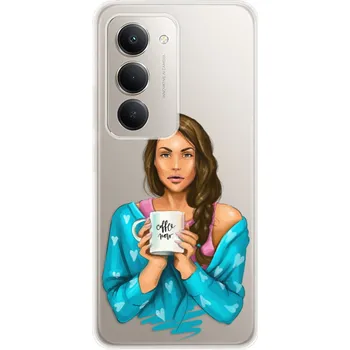 Pouzdro na mobilní telefon Odolné silikonové pouzdro iSaprio - Coffe Now - Brunette - Xiaomi Redmi 15