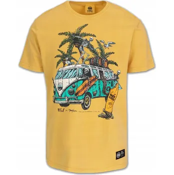 Pánské oblečení Pánské tričko Pit Bull Pitbull Open Beach žluté L