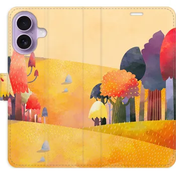 Pouzdro na mobilní telefon Flipové pouzdro iSaprio - Autumn Forest - iPhone 17