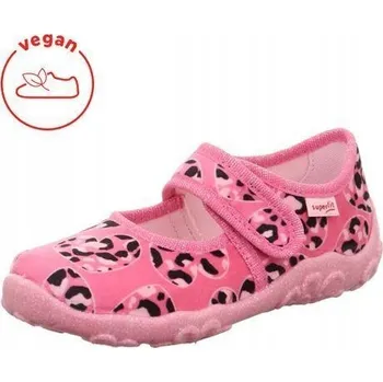 Dívčí obuv Dívčí PAPUČE (Bačkory) SUPERFIT BONNY růžové se srdíčky, velikost 26