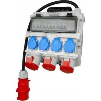 Rozvaděč Staveništní rozvaděč 32A 2x16A 4x230V Schuko Doktorvolt DV-7273-D