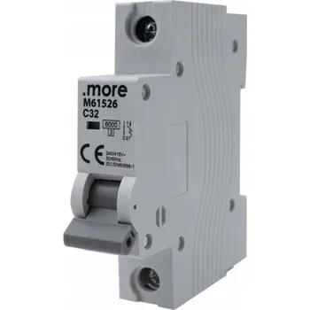 Jistič Jistič 6kA 1P TYP C 32A 240V/415V pro lištové propojení U