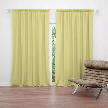 Závěs Sablio Závěs Avokádo: 2ks 140x250cm