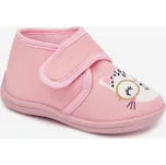 Boto Dětské bačkory na suchý zip Katline Barva: Růžová, Velikost: 28