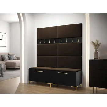 Šatní skříň Šatní skříň Veneti ANDORA 168 x 196 x 46 cm černá