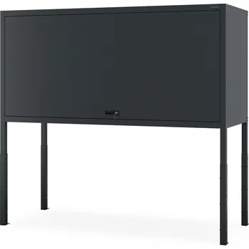 Policová skříň Nábytek PEGAS Garážová skříň RICHARD, 2250 x 2100 x 900 mm, antracitová