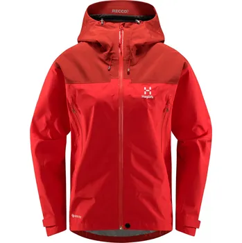 Dámská větrovka Dámská sportovní bunda Haglöfs ROC Flash GTX dámská - červená Velikost: S