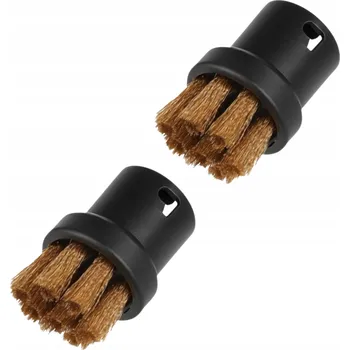 Příslušenství pro parní čistič 2x MOSAZNÉ KARTÁČE pro parní čističe KARCHER SC SC1 SC2 SC3 SC4 SC5