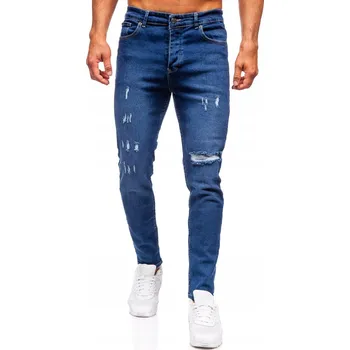 Pánské džíny PÁNSKÉ DŽÍNY SLIM FIT TMAVĚ MODRÉ 6566-2 DENLEY_38/2XL