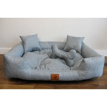 Pelíšek pro psa Pelíšek pelíšek pro psa , 90x75 cm, světle šedá PERRO