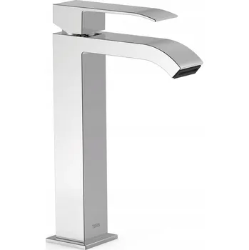 Vodovodní baterie Stojánková umyvadlová baterie Tres Cuadro-Tres stříbrná