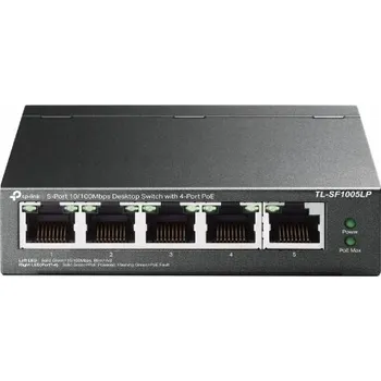 Switch Switch TP-link TL-SF1005LP 5 portů černý