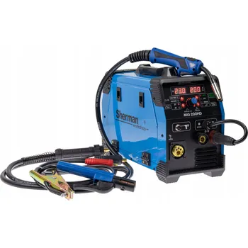 Svářečka MIGOMAT invertorová svářečka SYNERGIE MIG MAG MMA TIG Sherman MIG 200HD