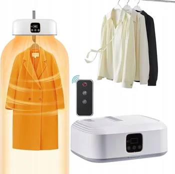 Sušák na prádlo Mini Přenosný Sušák na Prádlo Elektrický Rychleschnoucí s Časovačem 600W