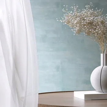 Tapeta MODRÁ TAPETA S EFEKTEM BETONU, VINYLOVÁ NA VLIESOVÉM PODKLADU