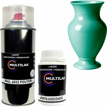 Barva ve spreji Lak ve spreji na vázy RAL 6033 Mátová tyrkysová LESK