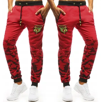 DStreet pánské tepláky červené velikost L