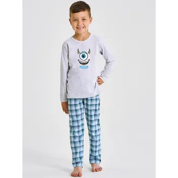 Chlapecké pyžamo Chlapecké pyžamo s dlouhým rukávem Joel šedé Taro, vel. 116