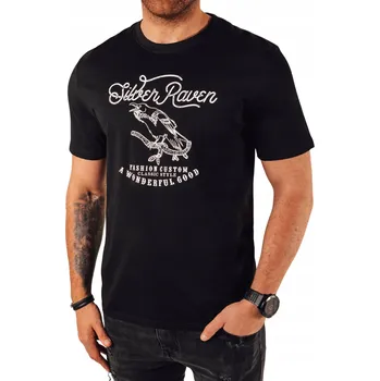 Pánské tričko PÁNSKÉ TRIČKO BAVLNĚNÉ S POTISKEM RX5363 - XL