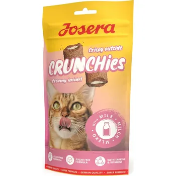 Pamlsek pro kočku JOSERA Crunchies Milk svačinka pro kočky s mlékem 60g