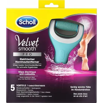 Pilník na patu Scholl Velvet Smooth Wet Dry Elektrický Pilník