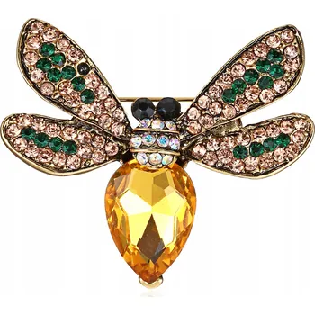 Brož Brož Pinets B881 se zirkony hmyz 4 cm