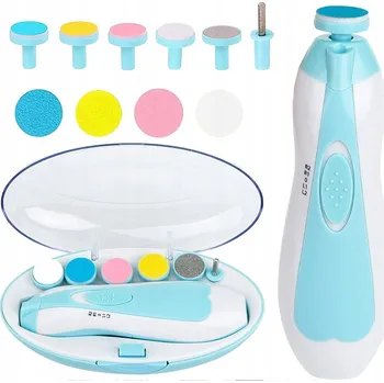 Pilník, leštička a zastřihovač nehtů pro miminka zestaw do obcinania