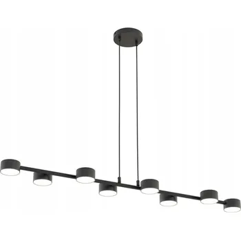 Emibig MEGARA 8 BL Závěsné svítidlo Ocel práškově lakovaná Černá 12W