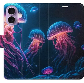 Pouzdro na mobilní telefon Flipové pouzdro iSaprio - Jellyfish - iPhone 17