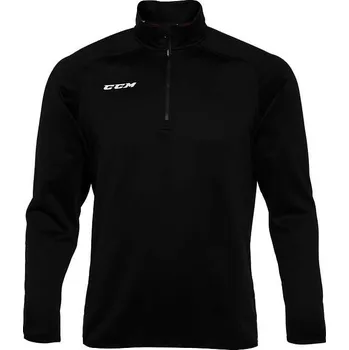 Pánská mikina Mikina ccm locker room 1/4 zip L Černá