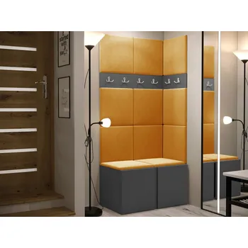 Botník MOB 84 x 186 x 44 cm grafit