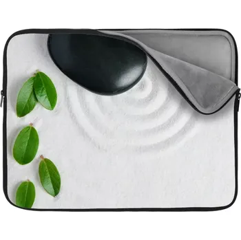 pouzdro na notebook Sablio Obal na notebook Listy a kámen - 17"
