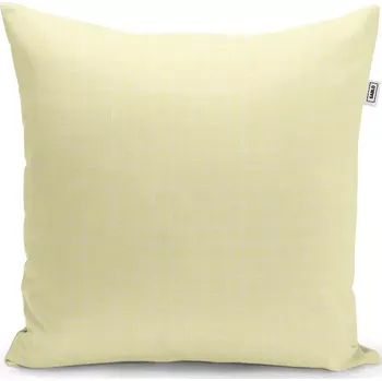 Polštář Sablio Polštář Žluté pletivo - 40x40 cm