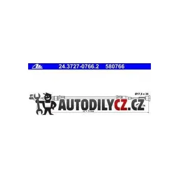 Přislušenství brzdového systému Tazne lanko, parkovaci brzda ATE, AT 580766