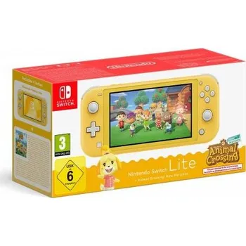 Herní konzole Nintendo Switch Lite Yellow + Animal Crossing: New Horizons Bundle (NSH138)