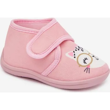 Chlapecké bačkory Boto Dětské bačkory na suchý zip Katline Barva: Růžová, Velikost: 26