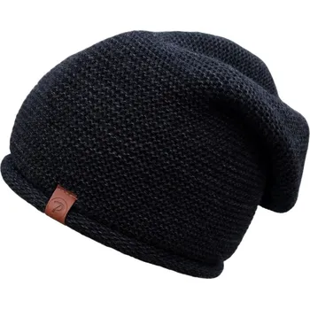 Čepice Dámská zimní čepice Paker s ovčí vlnou - Barva Černá