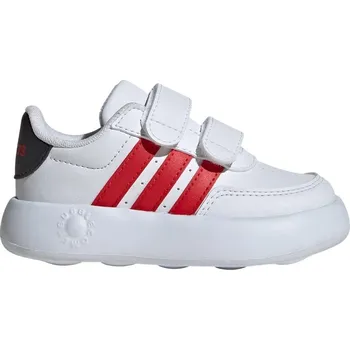 Dámské tenisky ADIDAS Boty Breaknet 2.0 Kids 21 BÍLÁ|ČERVENÁ|ŠEDÁ