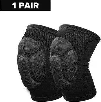 Chránič kolene Kolenní chrániče na sport a tanec | kolenní chrániče, ortéza - Černý , L-80-100 kg