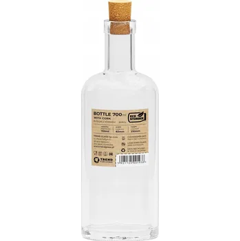 Sklenice Skleněná láhev Trend Glass Eco Storage 700 ml