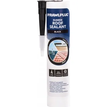 Tmel Těsnicí tmel Rawlplug černý 0,3 l