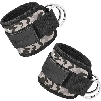 Polstrované kotníkové popruhy Aolikes | posilovací popruhy, fitness pomůcka - 1 Piar Camo