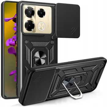 Pouzdro na mobilní telefon Zadní Kryt RCBR pro Infinix Note 40 Pro 4G / Note 40 Pro 5G / Note 40 Pro Plus 5G MIL PANCERNE CASE černý