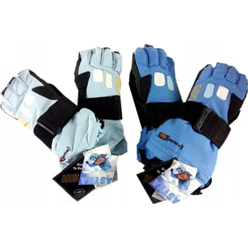 Rukavice Dámské lyžařské/snowboardové rukavice, velikost S/M, barva: modrá, černá