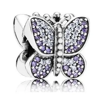 Přívěsek Stříbrný přívěsek motýl vážka tulipán | přívěsek, šperk - B173