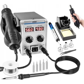 IP kamera Horkovzdušná pájecí stanice s horkým vzduchem, sada + hroty 700W