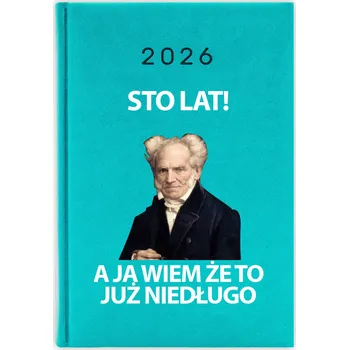 Kalendář Knižkový kalendář 2026 A5 FunnyCase modrý