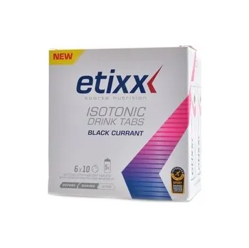 Nápoj pro sportovce Etixx - Isotonic drink tablety 6 x 10 šumivých tablet - černý rybíz