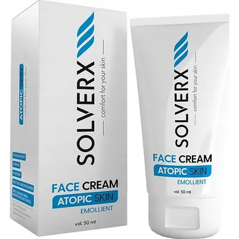 Pleťový krém Mastný krém na obličej SOLVERX 0 SPF pro denní i noční použití 50 ml