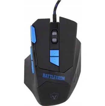 Myš Herní myš Battletron modrá 1000-2400 DPI s tlačítkem FIRE SWITCH